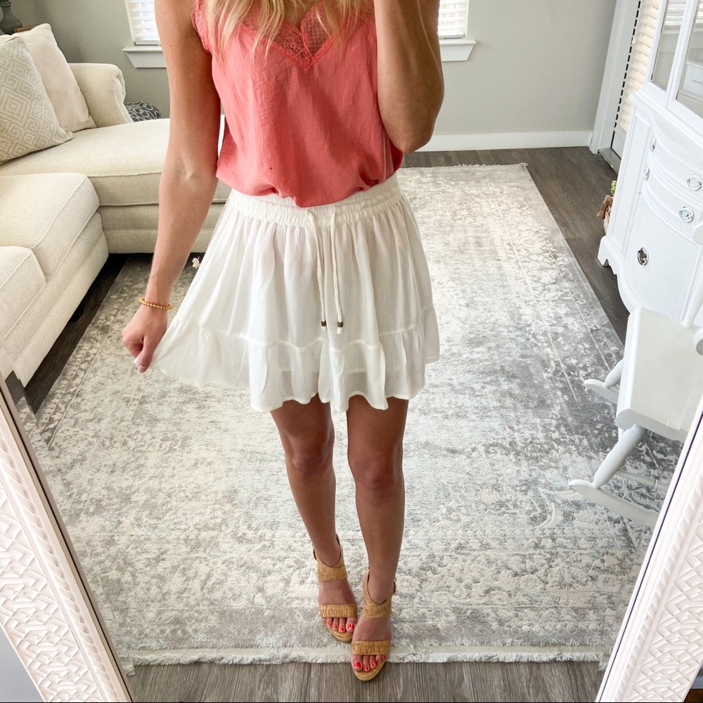 NWT Cream Skirt